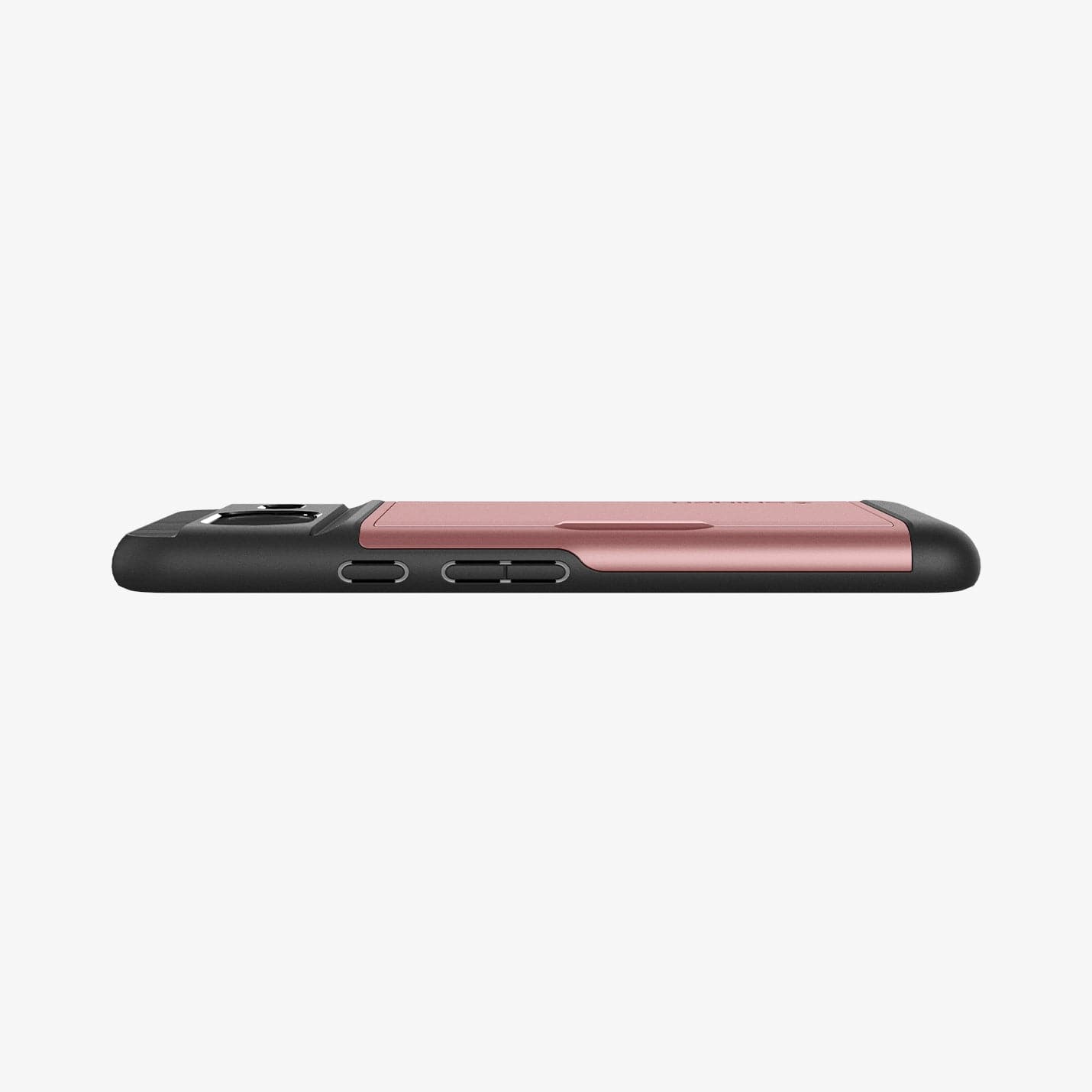 ACS06287 - Pixel 8 Case Slim Armor CS in rose gold showing the side and partial back