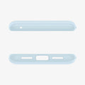 ACS06290 - Pixel 8 Case Thin Fit in mute blue showing the top and bottom with precise cutouts