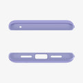 ACS06292 - Pixel 8 Case Thin Fit in awesome violet showing the top and bottom with precise cutouts