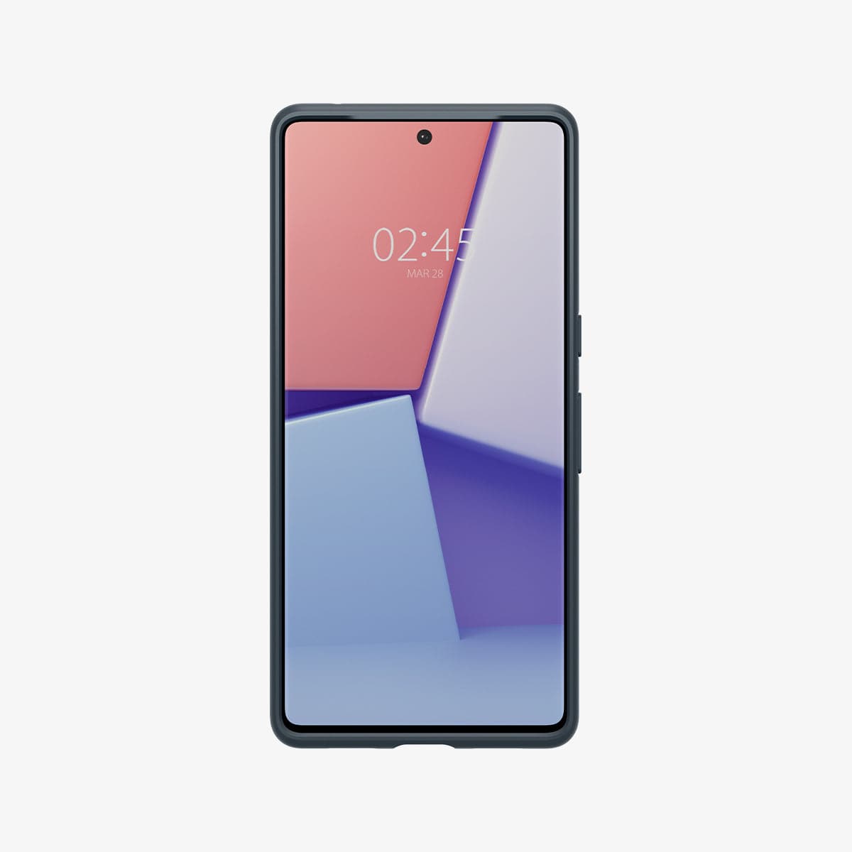 ACS04707 - Pixel 7 Case Thin Fit in metal slate showing the front
