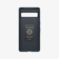 ACS04707 - Pixel 7 Case Thin Fit in metal slate showing the inside of case