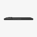 ACS04733 - Pixel 7 Pro Case Thin Fit in black showing the side and partial back with device laying flat