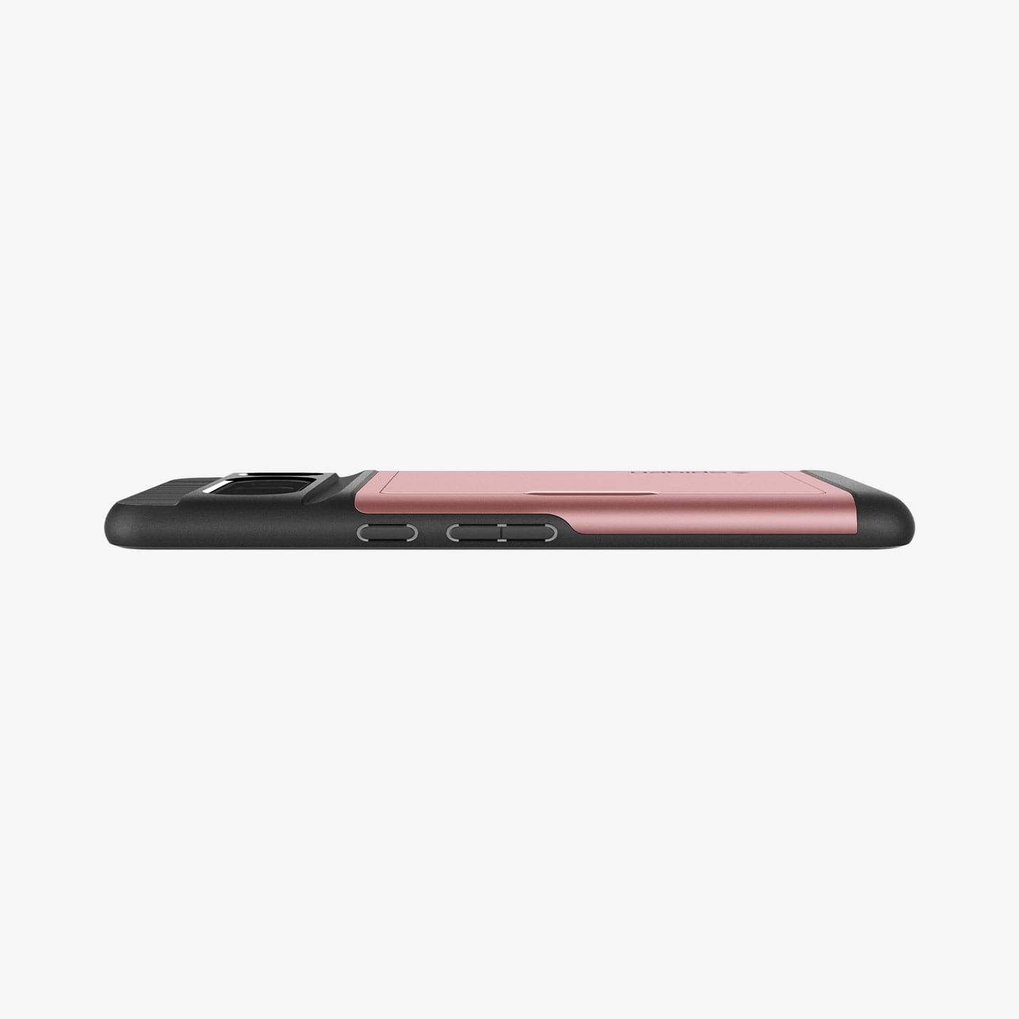 ACS06324 - Pixel 8 Pro Case Slim Armor CS in rose gold showing the side and partial back