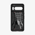 ACS06324 - Pixel 8 Pro Case Slim Armor CS in rose gold showing the inside of case