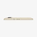 ACS06328 - Pixel 8 Pro Case Thin Fit in mute beige showing the side and partial back