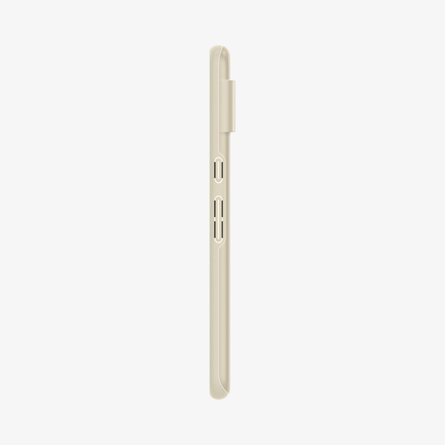 ACS06328 - Pixel 8 Pro Case Thin Fit in mute beige showing the side with volume controls