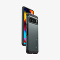 ACS06322 - Pixel 8 Pro Case Tough Armor in abyss green showing the back, front and sides