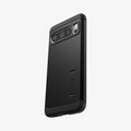 ACS06319 - Pixel 8 Pro Case Tough Armor in black showing the back and partial side