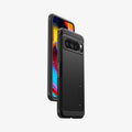 ACS06319 - Pixel 8 Pro Case Tough Armor in black showing the back, sides and front