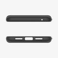 ACS06317 - Pixel 8 Pro Case Ultra Hybrid in matte black showing the top and bottom with precise cutouts