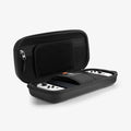 AFA04021 - Nintendo Switch OLED Rugged Armor Pro Pouch in matte black showing the inside with device in slot