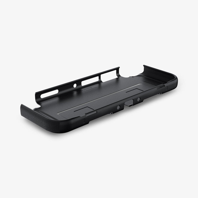 ACS04239 - Nintendo Switch OLED Case Thin Fit in black showing the inside of case and bottom