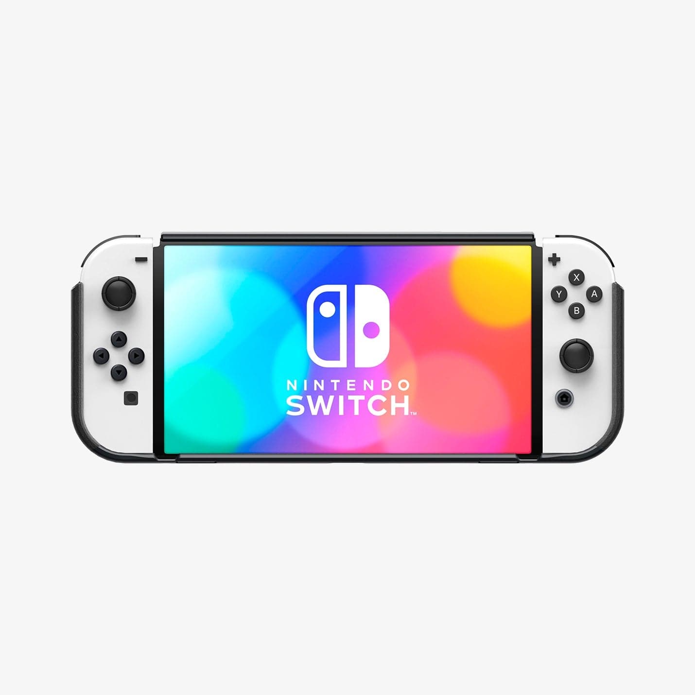ACS04239 - Nintendo Switch OLED Case Thin Fit in black showing the front