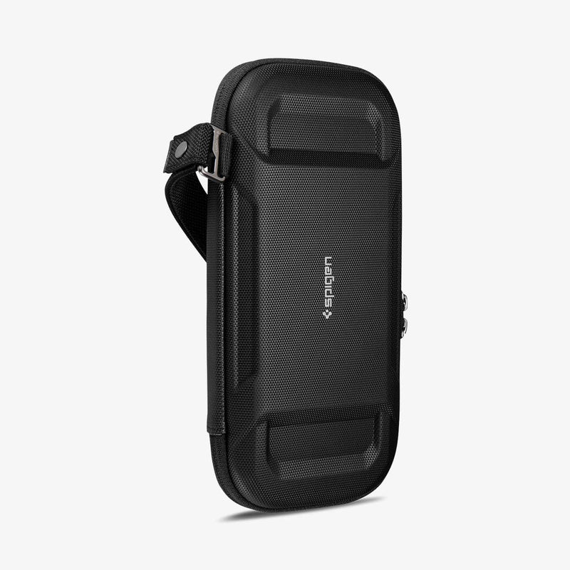 AFA04750 - Nintendo Switch Rugged Armor Pro Pouch in matte black showing the front and partial side