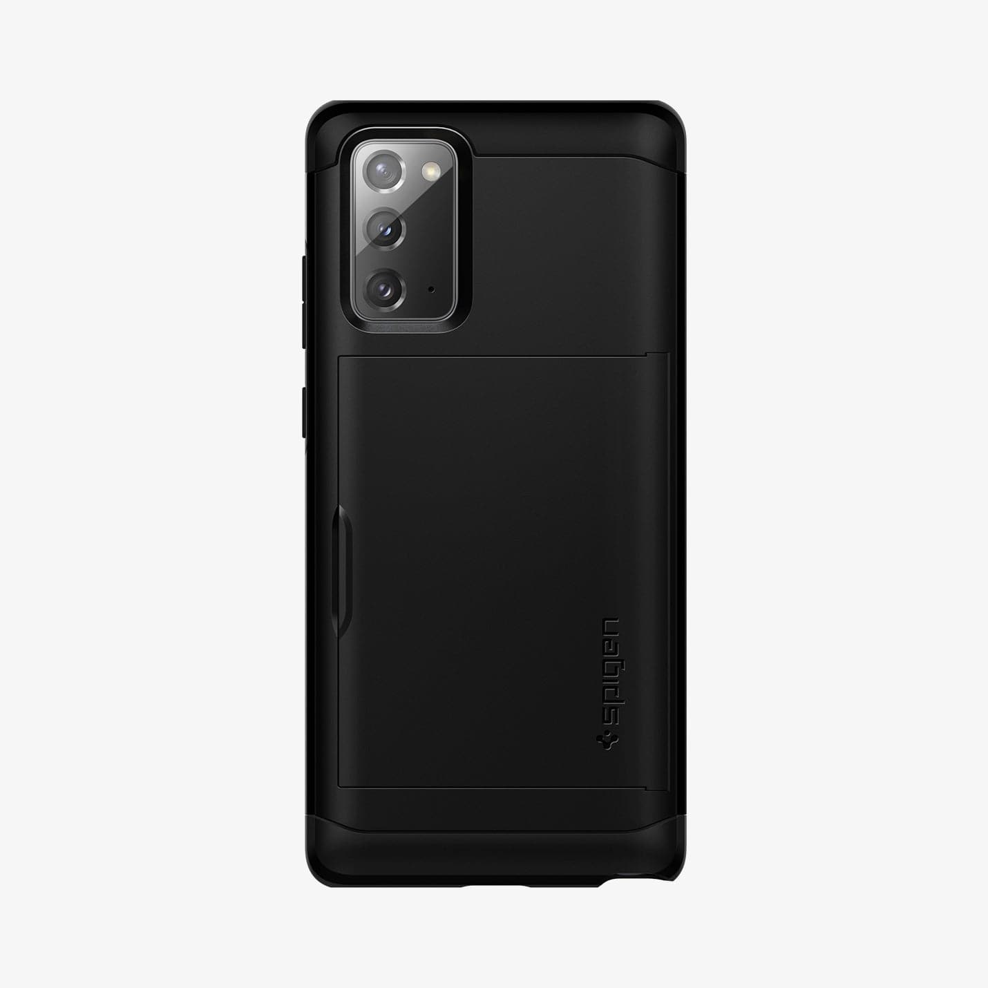 ACS01424 - Galaxy Note 20 Slim Armor CS Case in black showing the back
