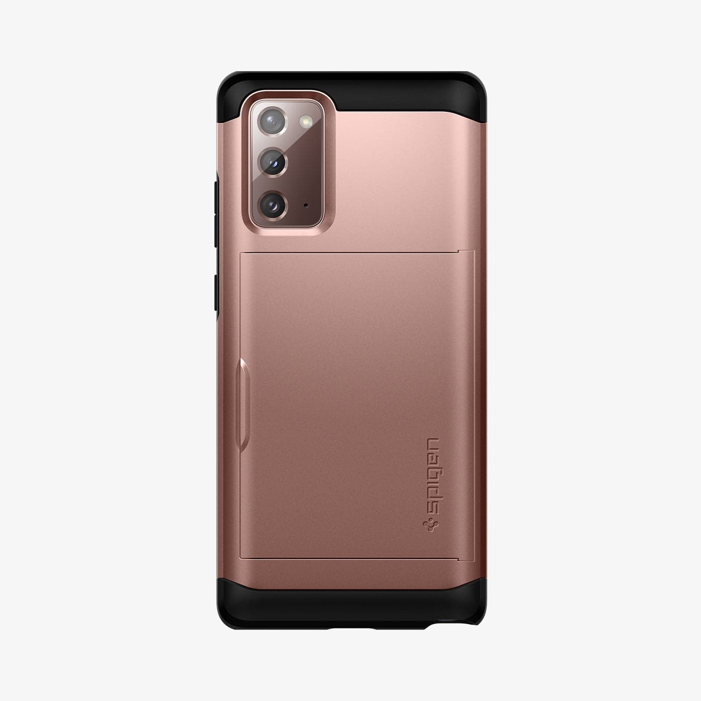 ACS01583 - Galaxy Note 20 Slim Armor CS Case in bronze showing the back