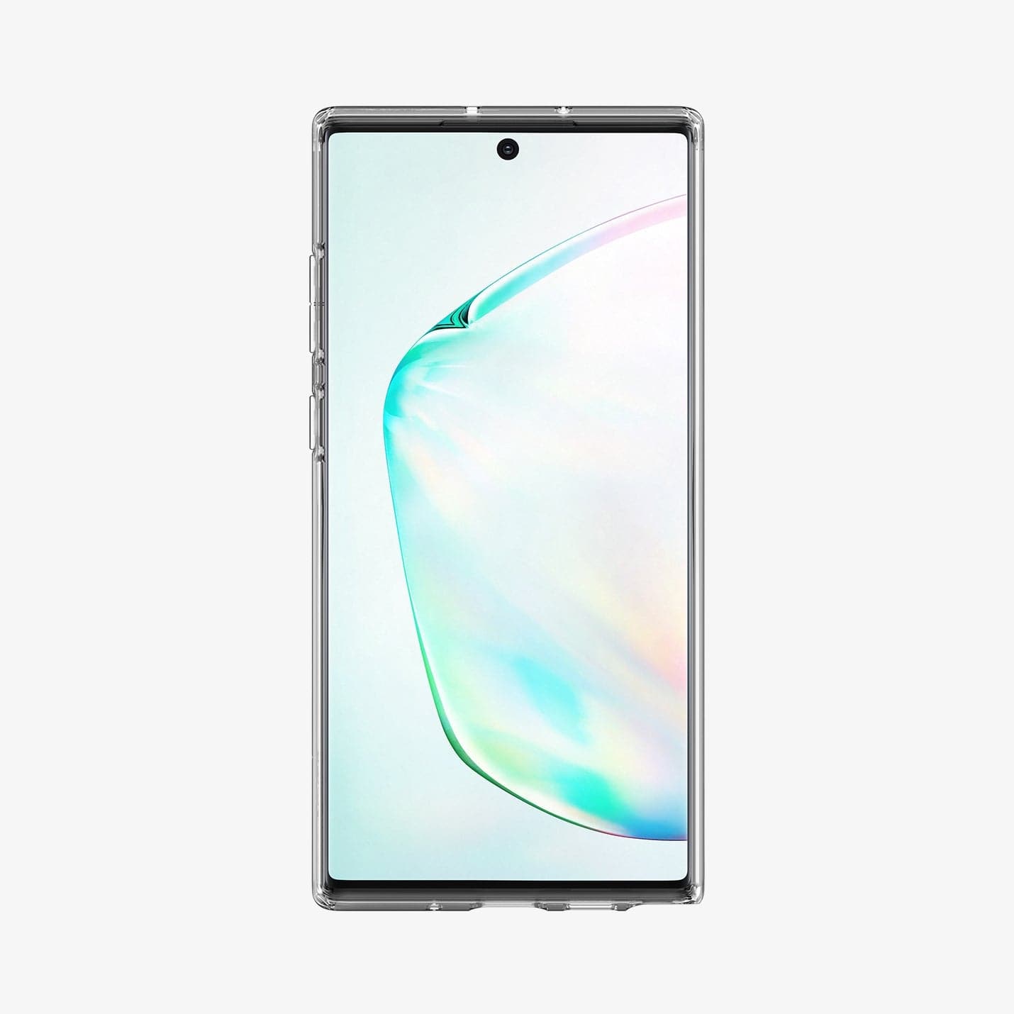 627CS27332 - Galaxy Note 10 Series Ultra Hybrid Case in crystal clear showing the front