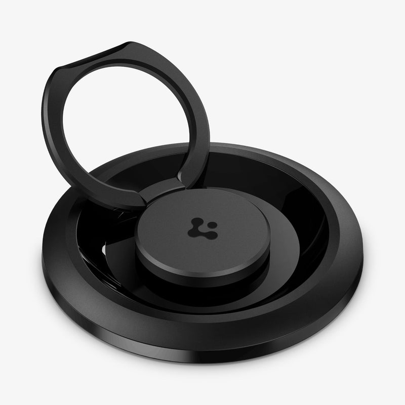 AMP03120 - O-Mag Magnetic Phone Holder (MagFit) in black showing the ring extended out