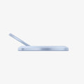 AMP05304 - O-Mag Magnetic Phone Holder (MagFit) in blue showing the side with kickstand extended out