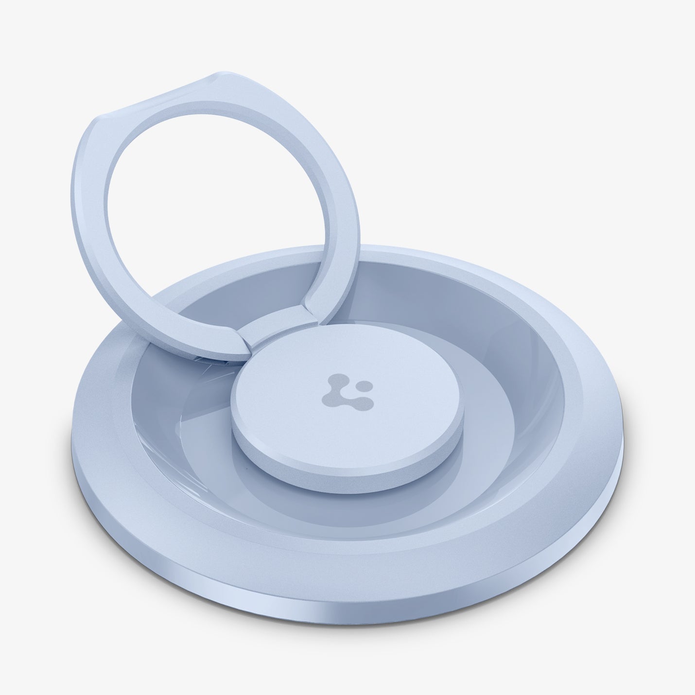 AMP05304 - O-Mag Magnetic Phone Holder (MagFit) in blue showing the ring extended out