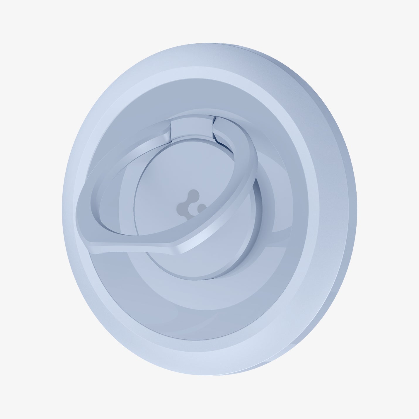 AMP05304 - O-Mag Magnetic Phone Holder (MagFit) in blue showing the front and ring partially extended out