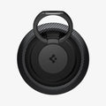 AMP05505 - O-Mag Magnetic Phone Holder (MagFit) in carbon showing the front and ring extended out upwards