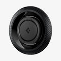 AMP05505 - O-Mag Magnetic Phone Holder (MagFit) in carbon showing the front and partial side