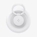 AMP05303 - O-Mag Magnetic Phone Holder (MagFit) in white showing the front and ring extended out upwards