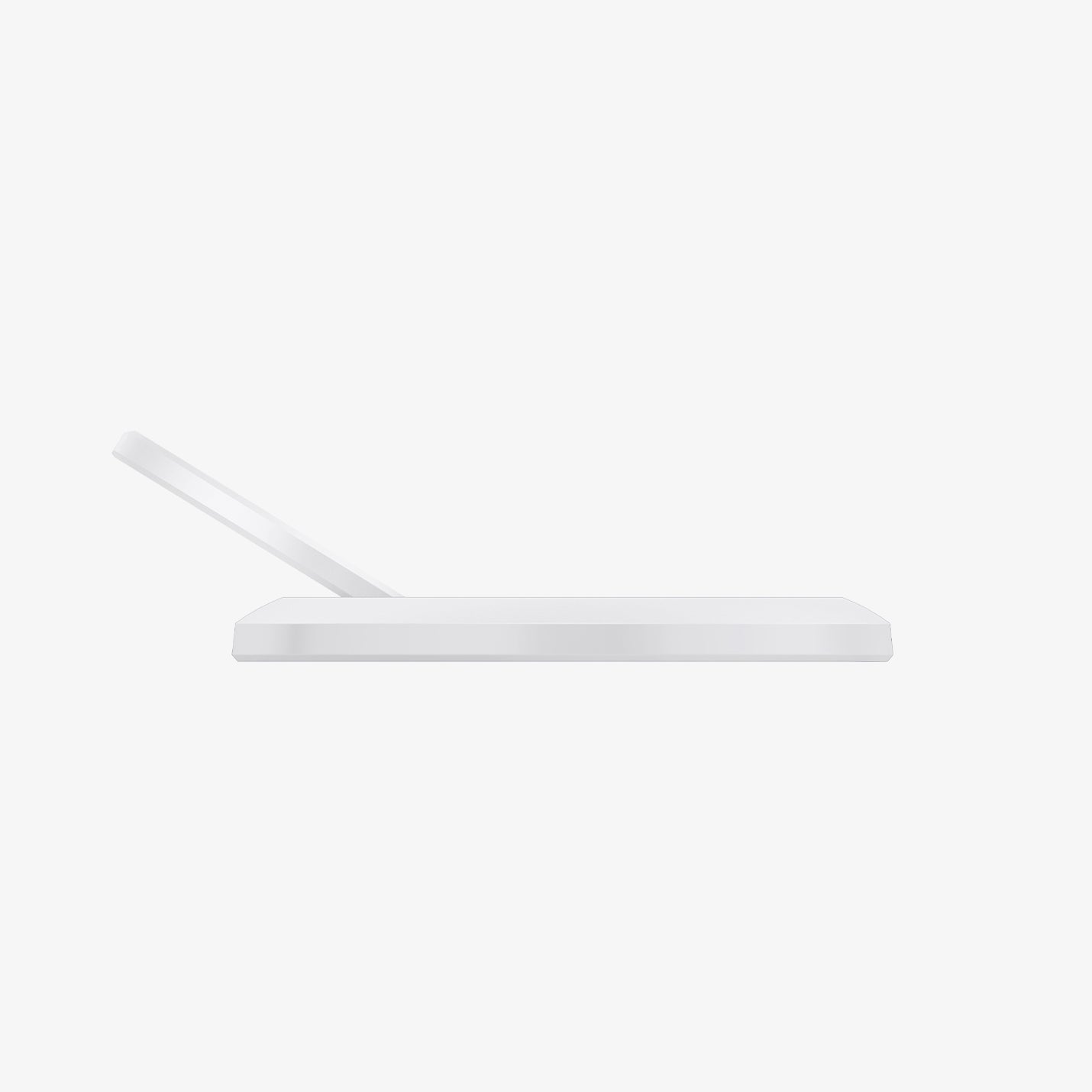 AMP05303 - O-Mag Magnetic Phone Holder (MagFit) in white showing the side and kickstand extended out