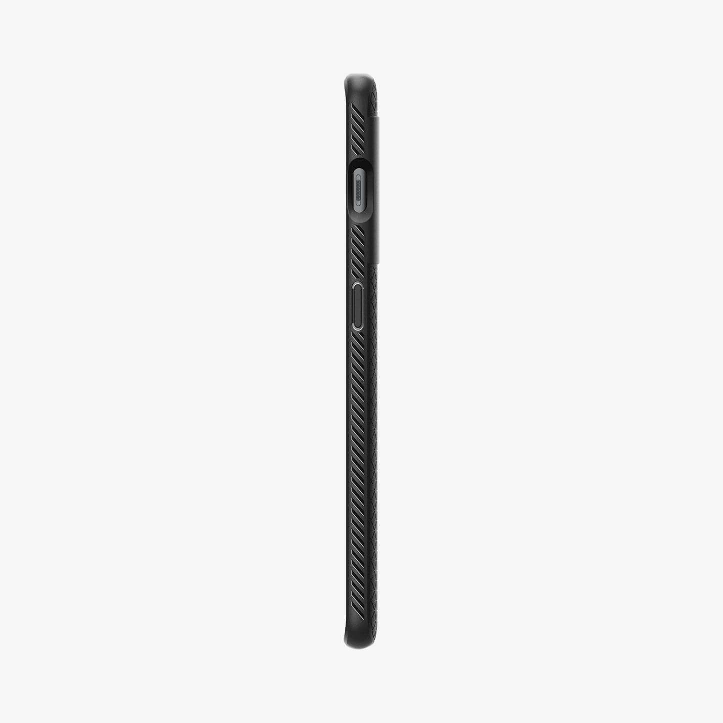 ACS04431 - OnePlus 10 Pro Liquid Air Case in Matte Black showing the side