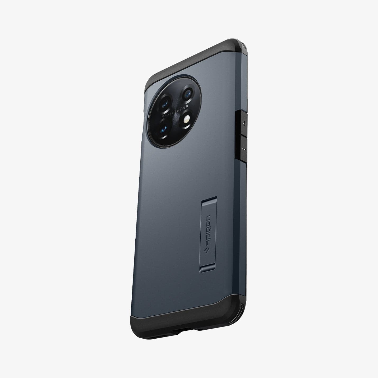 ACS05801 - OnePlus 11 Series Tough Armor Case in Metal Slate showing the back with partial side