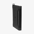 AFA05538 - Passport Holder in black showing the side and front