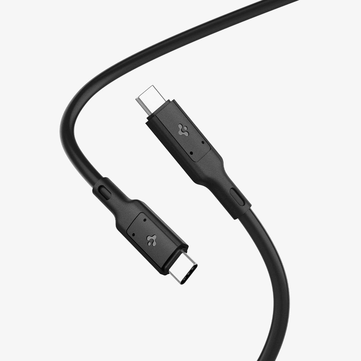 ACA02201 - ArcWire™ USB-C to USB-C 4 Cable in black showing both ends of cable