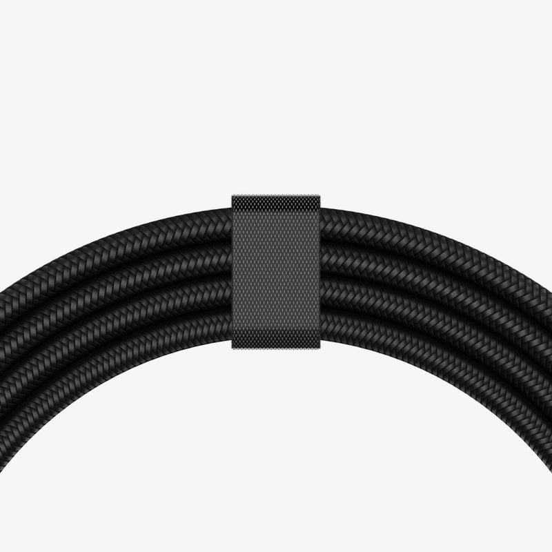 ACA02336 - ArcWire™ HDMI 2.1 Cable in black showing the cable rolled up for easy storage