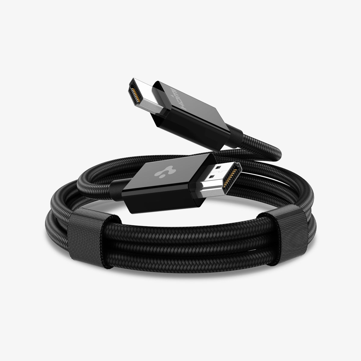 ACA02336 - ArcWire™ HDMI 2.1 Cable in black showing the cable rolled up for easy storage