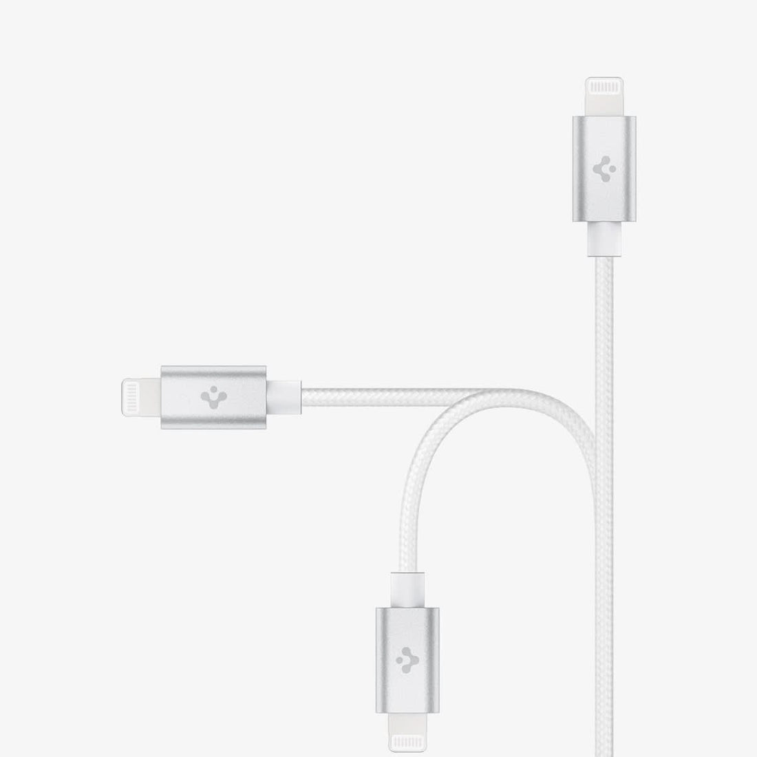 ACA04467 - ArcWire™ USB-C to Lightning Cable PB2200 in white showing both ends of the cable