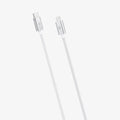 ACA04467 - ArcWire™ USB-C to Lightning Cable PB2200 in white showing both ends of cable