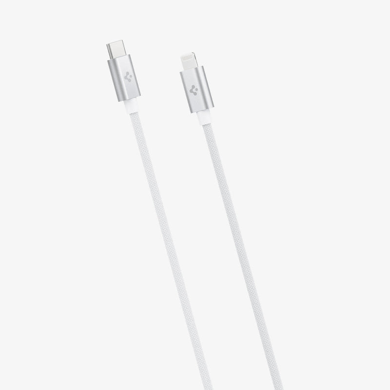 ACA04467 - ArcWire™ USB-C to Lightning Cable PB2200 in white showing both ends of cable