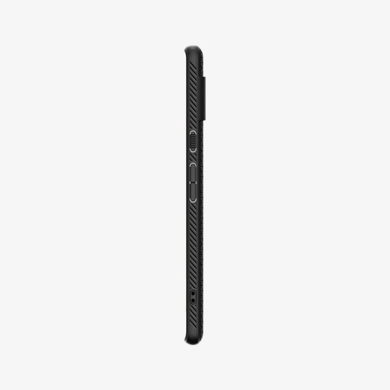 ACS03455 - Pixel 6 Pro Case Liquid Air in black showing the side with volume controls