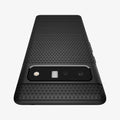 ACS03455 - Pixel 6 Pro Case Liquid Air in black showing the back zoomed in to show the fine details