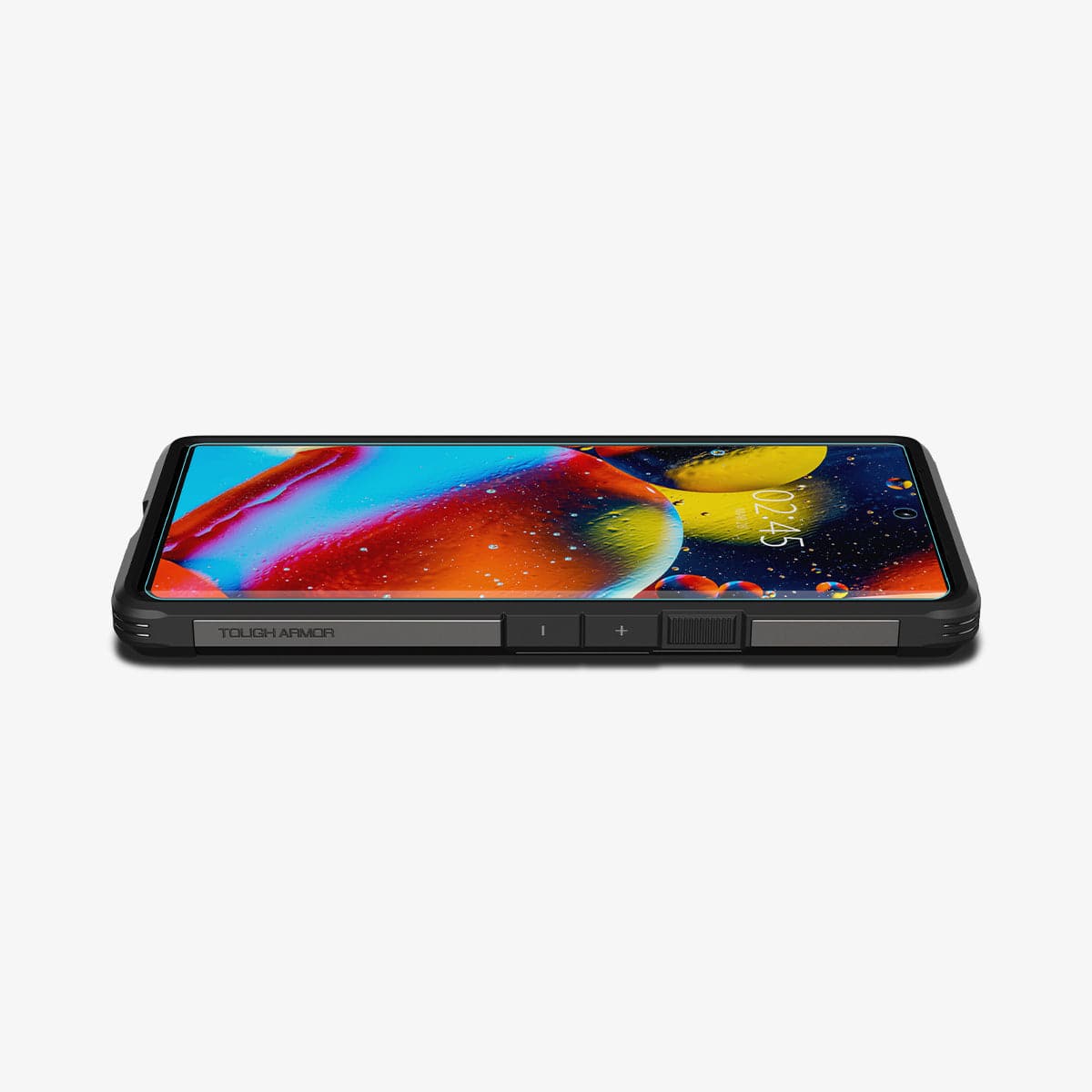 AFL04206 - Pixel 6 Pro Screen Protector Neo Flex showing the front and side with device laying flat