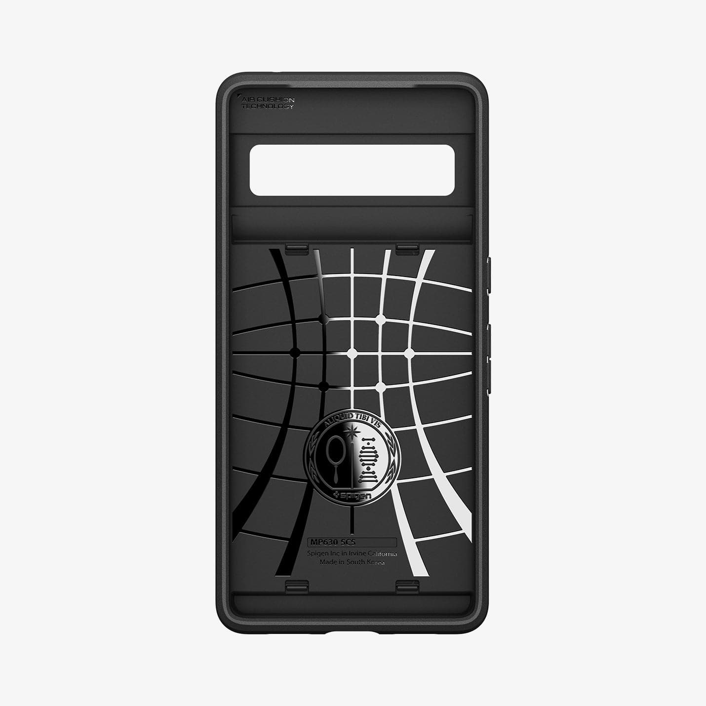 ACS04704 - Pixel 7 Case Slim Armor CS in black showing the inside of case