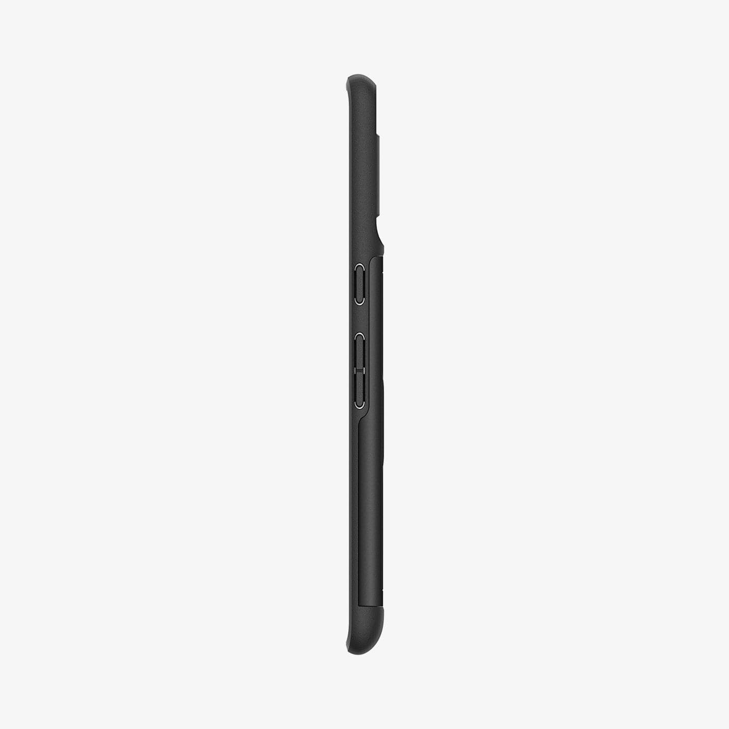ACS04731 - Pixel 7 Pro Case Slim Armor CS in black showing the side with volume controls