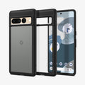 ACS04727 - Pixel 7 Pro Case Ultra Hybrid in matte black showing the back, inside and front