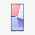 ACS04726 - Pixel 7 Pro Case Ultra Hybrid in crystal clear showing the front