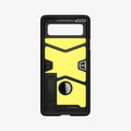 ACS03442 - Pixel 6 Case Tough Armor in black showing the inside of case
