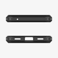ACS04480 - Pixel 6a Case Tough Armor in metal slate showing the top and bottom with precise cutouts