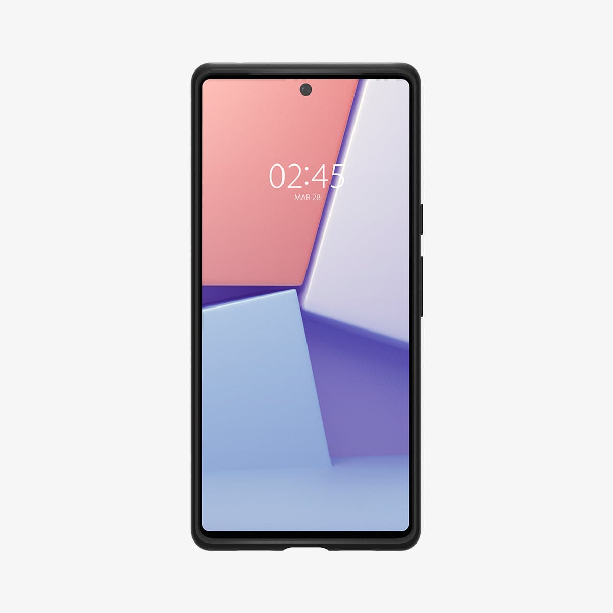 ACS03454 - Pixel 6 Pro Case Thin Fit in black showing the front