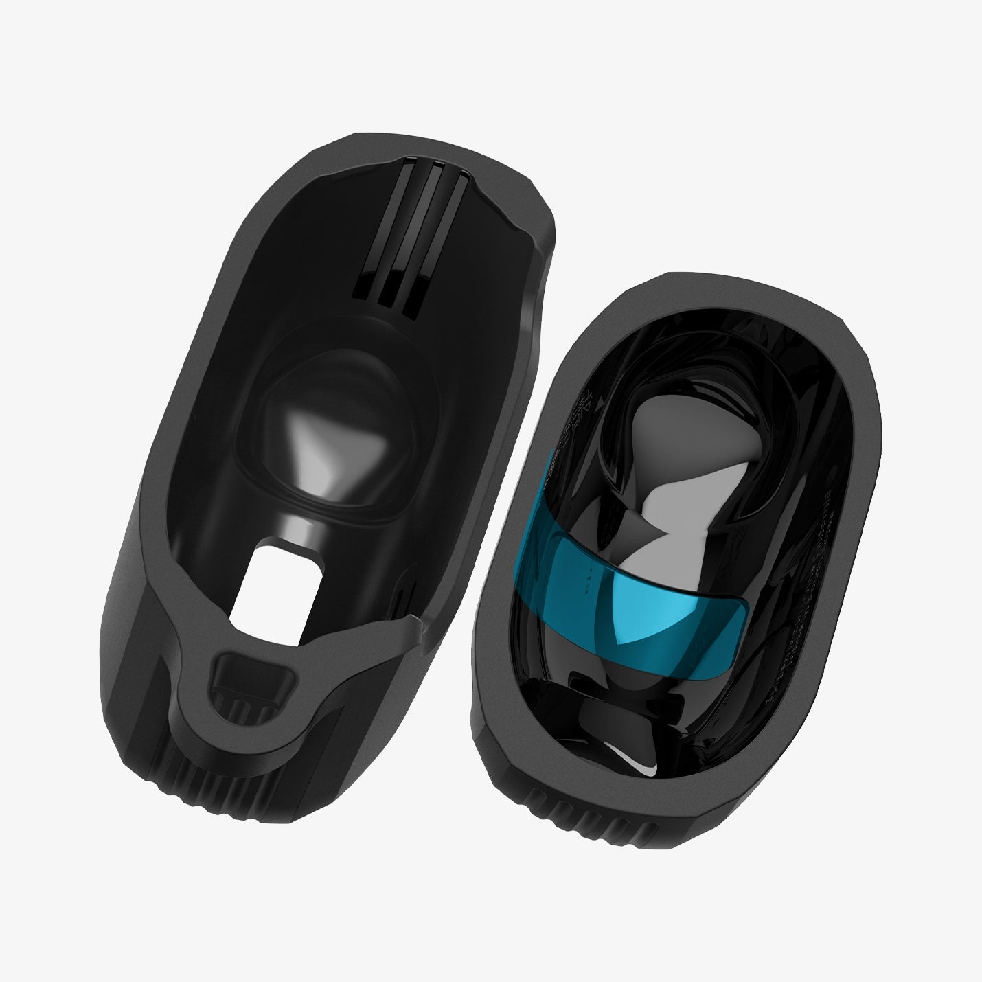 ACS05133 - Pixel Buds Pro Case Rugged Armor in matte black showing the inside of case