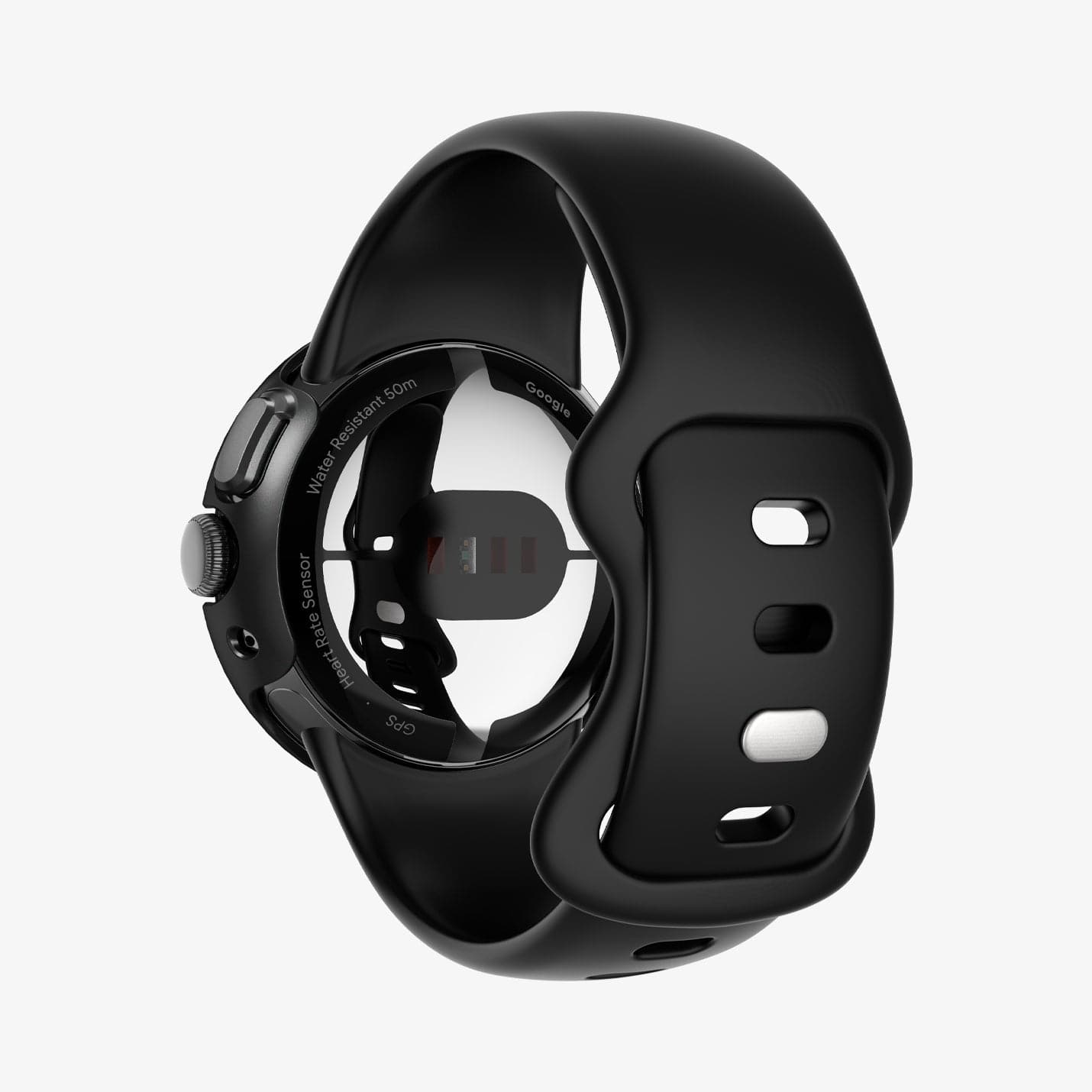 ACS05795 - Pixel Watch Case Thin Fit in black showing the back